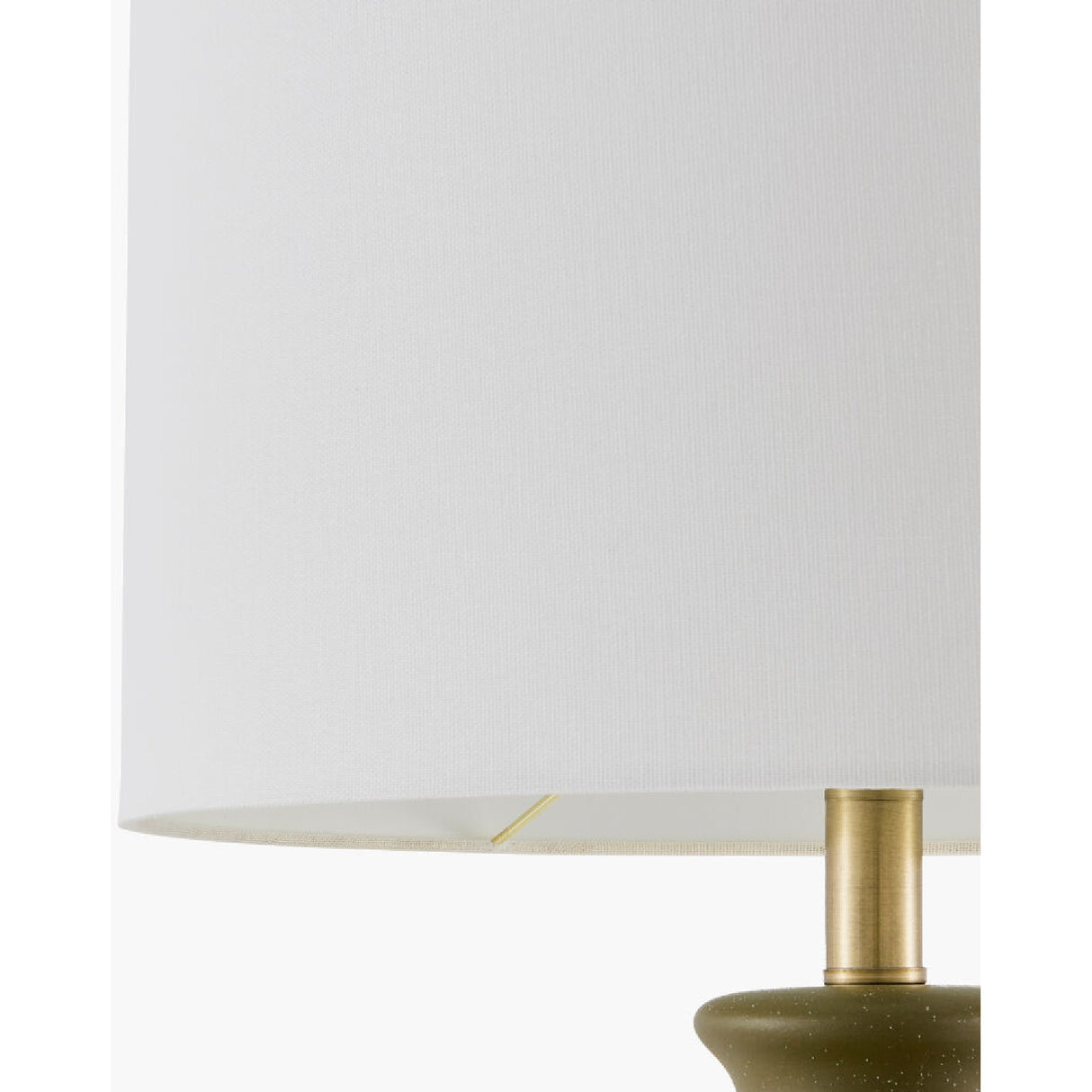   Linen Drum Shade Table Lamp | Oroa.com
