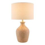Modern European furniture - Linen Drum Shade Table Lamp - www.oroa.com