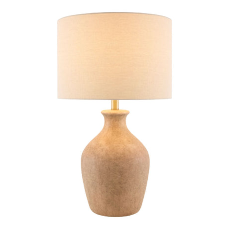 Modern European furniture - Linen Drum Shade Table Lamp - www.oroa.com