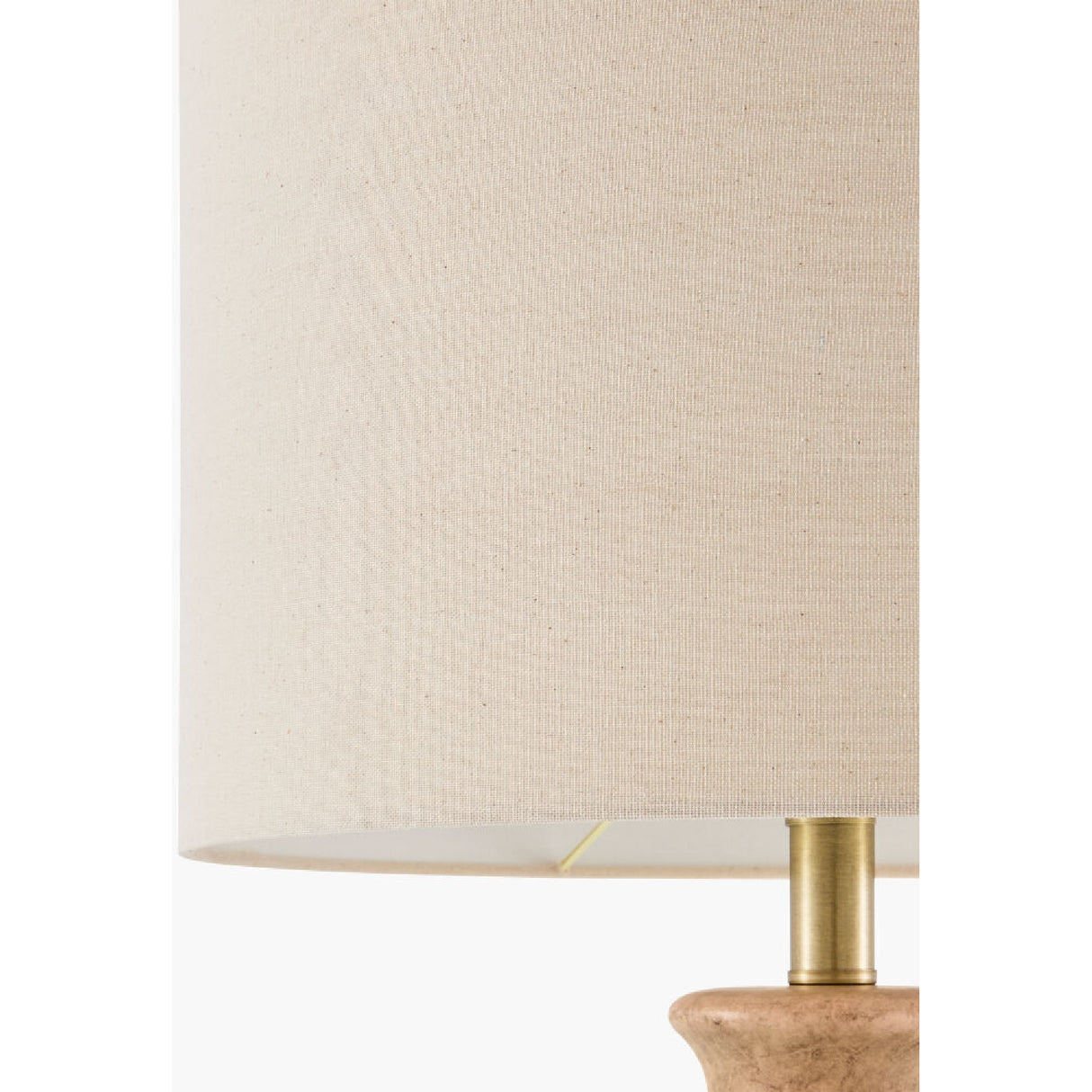   Linen Drum Shade Table Lamp | Oroa.com