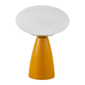   Modern European furniture - Oval White Glass Table Lamp - www.oroa.com | Oroa.com