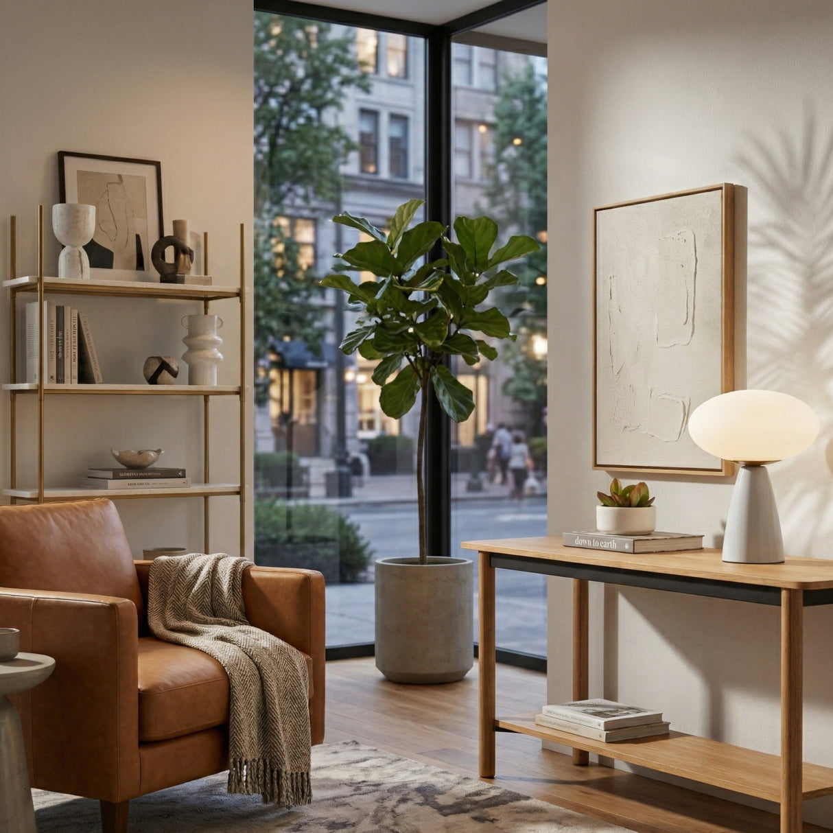   Modern European furniture - Oval White Glass Table Lamp - www.oroa.com | Oroa.com
