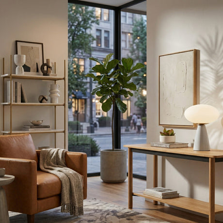   Modern European furniture - Oval White Glass Table Lamp - www.oroa.com | Oroa.com