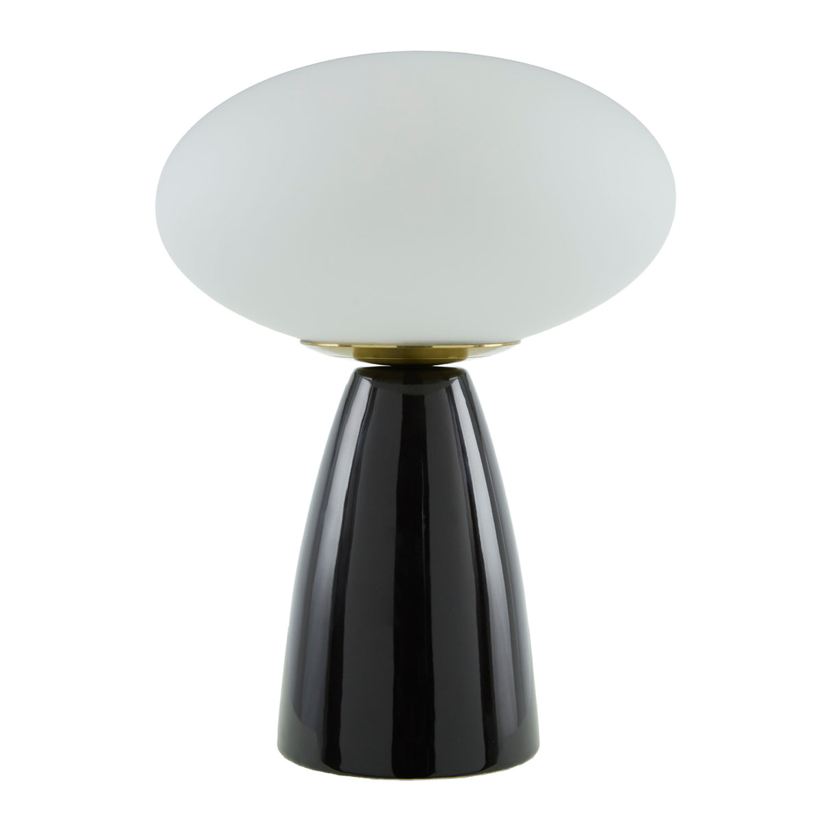   Modern European furniture - Oval White Glass Table Lamp - www.oroa.com | Oroa.com