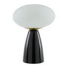 Modern European furniture - Oval White Glass Table Lamp - www.oroa.com