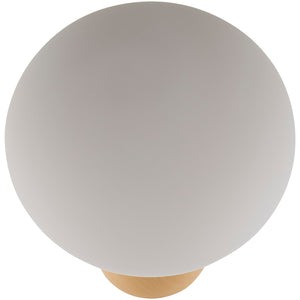   Modern European furniture - Oval White Glass Table Lamp - www.oroa.com | Oroa.com