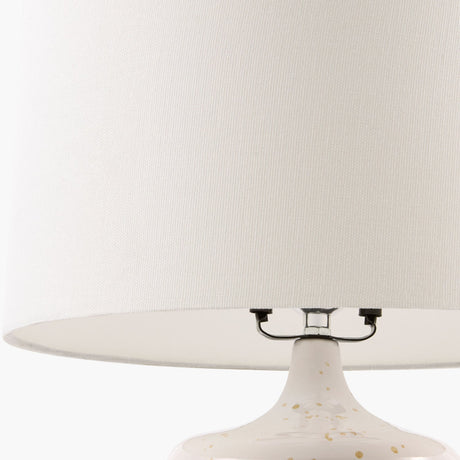 Modern European furniture - Brown Speckled Ceramic Table Lamp - www.oroa.com