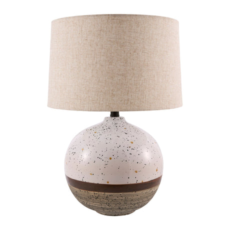Modern European furniture - Dotted Ceramic Accent Table Lamp - www.oroa.com