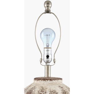   Modern European furniture - Rustic Brown Ceramic Table Lamp - www.oroa.com | Oroa.com