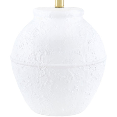 Modern European furniture - Scallop Folded Linen Table Lamp - www.oroa.com