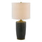 Modern European furniture - Glazed Ceramic Linen Table Lamp - www.oroa.com