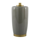 Modern European furniture - Glazed Ceramic Linen Table Lamp - www.oroa.com
