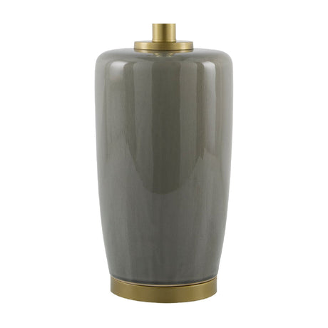 Modern European furniture - Glazed Ceramic Linen Table Lamp - www.oroa.com