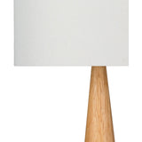 Ceramic Wood Base Table Lamp | Kuda Home Kent