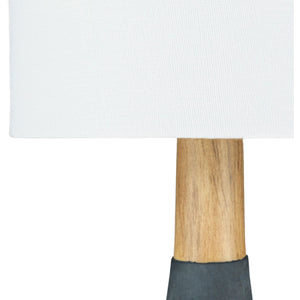   Modern European furniture - Drum Linen Shade Table Lamp - www.oroa.com | Oroa.com