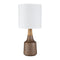 Modern European furniture - Drum Linen Shade Table Lamp - www.oroa.com