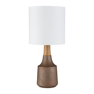   Modern European furniture - Drum Linen Shade Table Lamp - www.oroa.com | Oroa.com