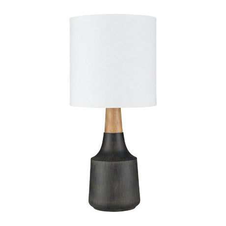 Modern European furniture - Drum Linen Shade Table Lamp - www.oroa.com