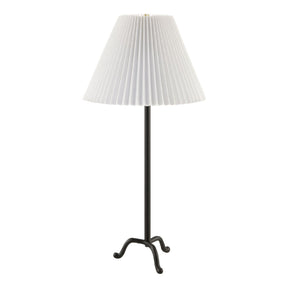 Modern European furniture - Pleated Linen Accent Table Lamp - www.oroa.com