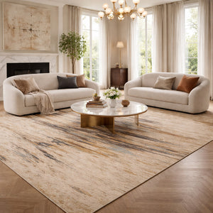   Modern European furniture - Multicolored Viscose Wool Blend Carpet - www.oroa.com | Oroa.com