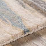 Modern furniture - Multicolored Viscose Wool Round Carpet - www.oroa.com
