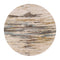 Modern furniture - Multicolored Viscose Wool Round Carpet - www.oroa.com