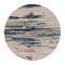 Modern furniture - Multicolored Viscose Wool Round Carpet - www.oroa.com