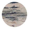 Modern furniture - Multicolored Viscose Wool Round Carpet - www.oroa.com