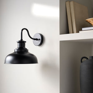   Modern European furniture - Black Metal Wall Lamp - www.oroa.com | Oroa.com