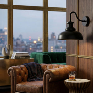   Modern European furniture - Black Metal Wall Lamp - www.oroa.com | Oroa.com