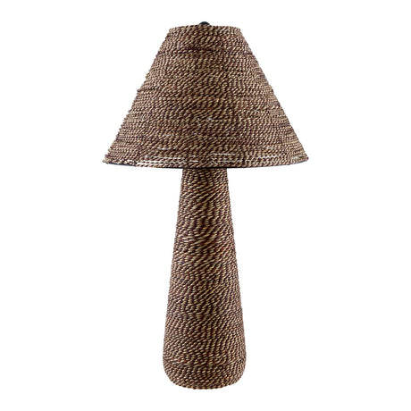 Modern European furniture - Rattan Wrapped Table Lamp - www.oroa.com