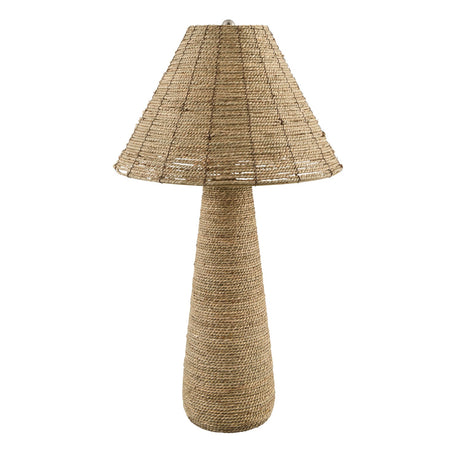 Modern European furniture - Rattan Wrapped Table Lamp - www.oroa.com