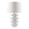 Modern European furniture - Orb Studded Ceramic Table Lamp - www.oroa.com