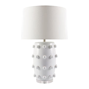 Modern European furniture - Orb Studded Ceramic Table Lamp - www.oroa.com