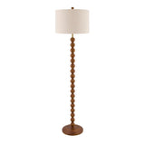 Modern European furniture - Hand-painted Wood Accent Floor Lamp - www.oroa.com