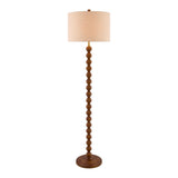 Modern European furniture - Hand-painted Wood Accent Floor Lamp - www.oroa.com