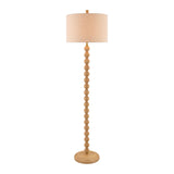 Modern European furniture - Hand-painted Wood Accent Floor Lamp - www.oroa.com