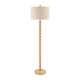 Modern European furniture - Hand-painted Wood Accent Floor Lamp - www.oroa.com