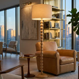 Modern European furniture - Hand-painted Wood Accent Floor Lamp - www.oroa.com