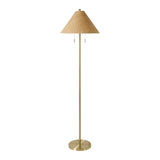 Modern European furniture - Rattan Empire Shade Floor Lamp - www.oroa.com
