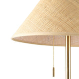 Modern European furniture - Rattan Empire Shade Floor Lamp - www.oroa.com