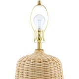 Modern European furniture - Beige Rattan Table Lamp - www.oroa.com