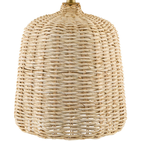 Modern European furniture - Beige Rattan Table Lamp - www.oroa.com