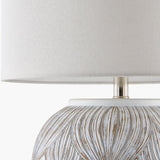 Modern European furniture - White Painted Accent Table Lamp - www.oroa.com