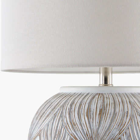 Modern European furniture - White Painted Accent Table Lamp - www.oroa.com