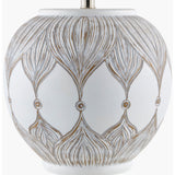 Modern European furniture - White Painted Accent Table Lamp - www.oroa.com