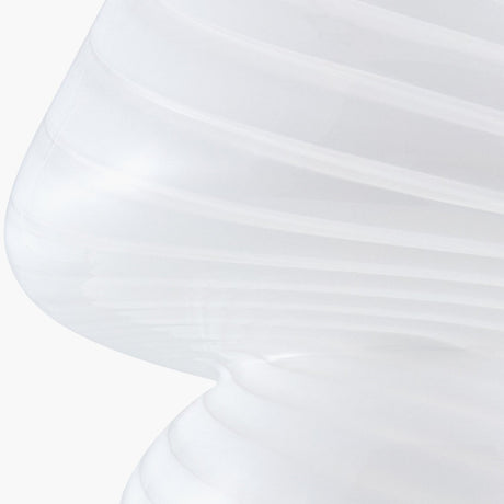 Modern European furniture - Painted White Glass Table Lamp - www.oroa.com