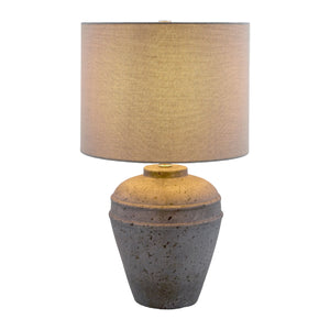   Modern European furniture - Gray Cement Accent Table Lamp - www.oroa.com | Oroa.com