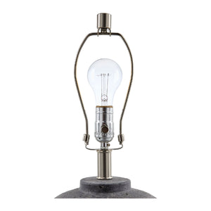   Modern European furniture - Gray Cement Accent Table Lamp - www.oroa.com | Oroa.com