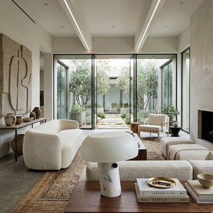   Marble Base Metal Table Lamp | Oroa.com